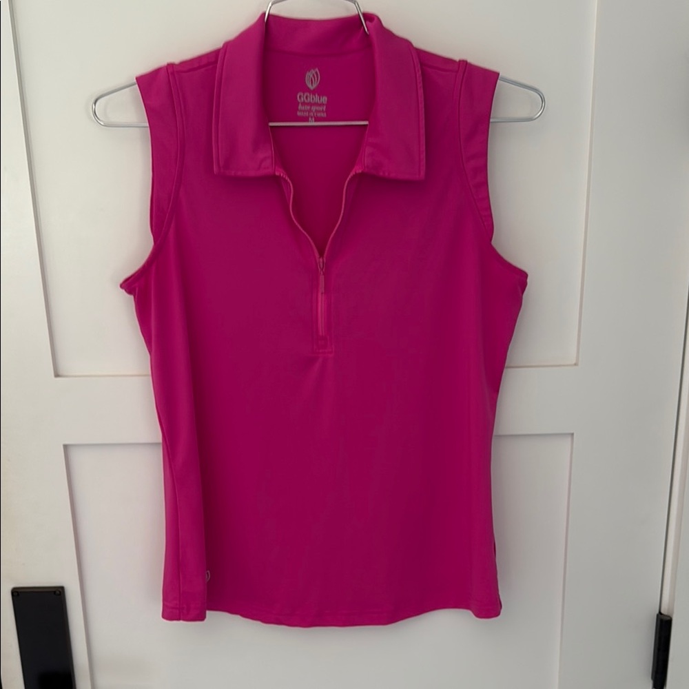 Women's Pink Sleeveless Top